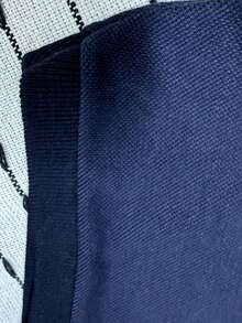 Men's PLAIN POLO Shirt Premium Cotton Pique Fabric Promotion - Navy Blue - View 4