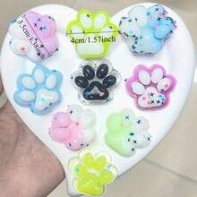 6/9/12/18er Set Katzenpfoten Squishy Spielzeug, weiche Drückspielzeuge für die Fingerspitzen, niedliche langsam zurückfedernde Stressabbau-Sensorikspielzeuge, geeignet für Kinder, Teenager, Erwachsene, Zuhause, Büro, Klassenzimmer Schreibtischspielzeug, Geburtstagsgeschenke, Partygeschenke, Osterkorb Füllungen - Verschiedenfarbig - Übersicht 10