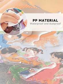 1-40 Pcs Plastic Book Covers - 10/20/30/40 Pcs Transparent PVC Sleeves, Waterproof & Reusable Book Protectors, Adjustable Clear Covers For A4/16K/A5 Notebooks, Ideal For School, Office & Daily Use, Back To School Supplies - Multicolor - View 7