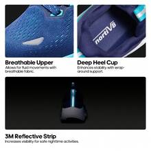 Women's Walking Shoes Cushion Comfortable ActiveBreeze Running Tennis Shoes Non-Slip Workout Gym Sports Athletic Breathable Fashion Sneakers - 藍色 - 查看 7