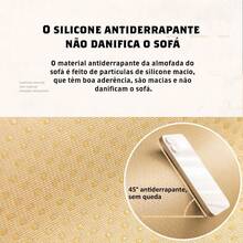 Capa para Sofá Chenille-Padrão Espinha de Peixe, Universal, Antiderrapante, Para Todas as Estações, Sala/Quarto/Escritór