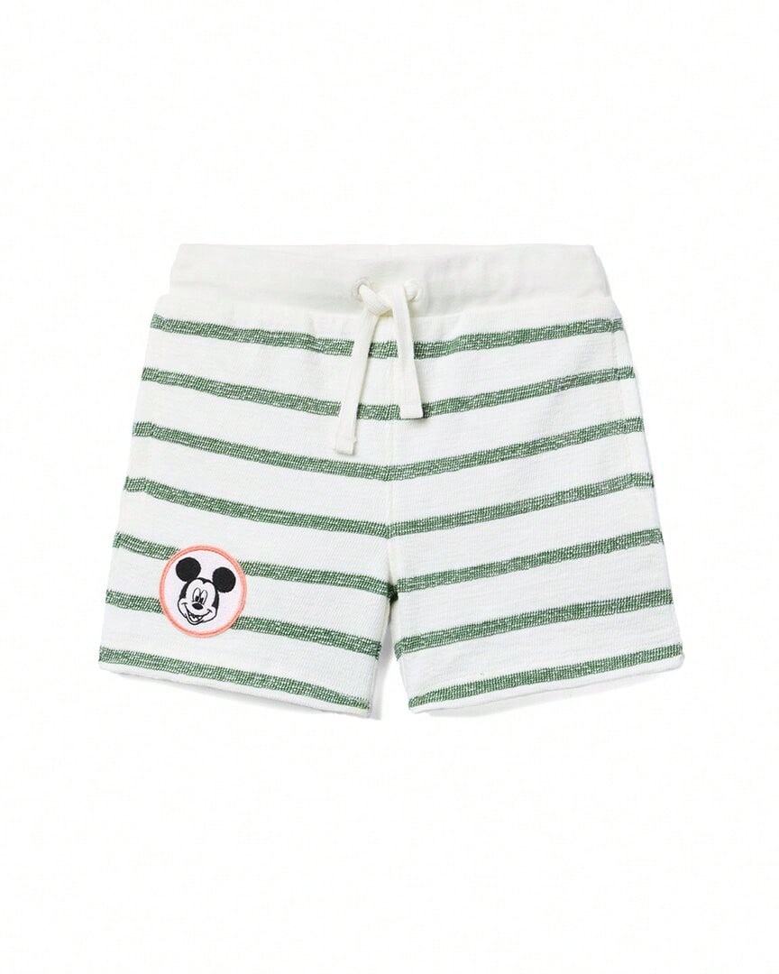 Janie And Jack Disney Mickey Mouse Striped Short - Multicolor - View 1