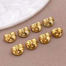 20/50pcs Stainless Steel Butterfly Safety Earrings Backs Ear Nuts Earring Backs Replacements For Studs Earrings Stoppers - Multicolor - View 11