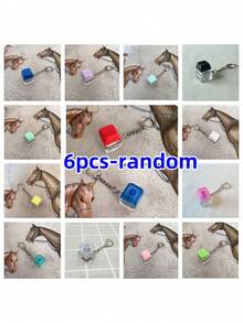 1/2/4/6/7 CÁI Bàn phím đồ chơi Fidget Fidget Clicker Bàn phím móc khóa Đồ chơi giải tỏa căng thẳng Quà tặng cho người lớn để giảm căng thẳng giết thời gian (Màu Macaron) - Hồng - Xem 9