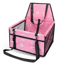 HanTai Dog Car Seat, Waterproof Portable Pet Booster, Travel Safety Carrier For Camping, Road Trip, City Driving, Daily Commute, Beach, Park, Family Outings, Outdoor Adventures