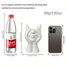 Creative Human Body Art Shaped Multifunctional Desktop Organizer Pen Holder, Makeup Brush Holder, Decorative Piece