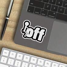 3-Inch "Playful Rebellion" Sticker - Humorous - Themed Vinyl Sticker With Character & Text Art For Laptops, Notebooks, Water Bottles, Edgy Humor Fans, And Fun Decor | Great For Sarcasm Lovers, Defiance Enthusiasts, And Those Into Playful Attitude Puns | Perfect For Showcasing Fandom For Brash Vibes