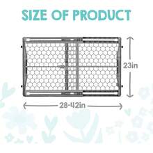 Puerta de  ajustable para bebés de fácil ajuste, de 26 a 42 pulgadas de ancho - 1 - Ver 4