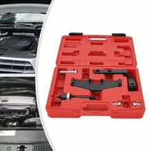 Quiltern XC1694 Camshaft Timing Tool Kit For BMW Mini Cooper R50 R52 R53 2001-2007, Carbon Steel Engine Timing Chain Locking Tool Set With Case For Maintenance & Repair - Red Black - View 2