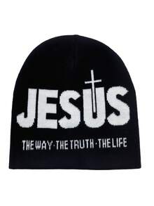 Gorro de punto con gráfico Y2K, gorros casuales de estilo gótico tejidos y cálidos, unisex, para exteriores en invierno, atuendos de otoño para todas las estaciones - A - Ver 12