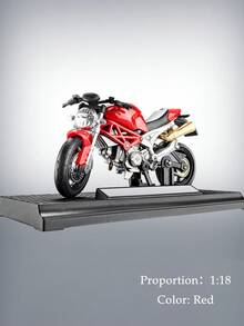 NEUSNEY 1:18 比例压铸摩托车模型，带展示架，多种款式可选，可作为礼物 - 彩色 - 查看 14