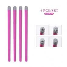 A Set Of 4 Nail Seal Pens, Random Pattern Nail Transfer Tool, Alcohol-Free Nail Seal Set, Suitable For Women - Hồng - Xem 6