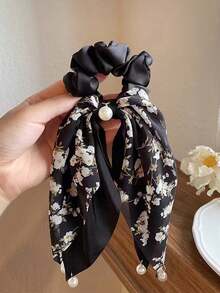 2件套新款时尚女士发圈，带仿珍珠和花朵图案的波西米亚风发饰，美发工具，美容配件，卷发配饰，秋季旅行必备，美发工具，女士配饰，发饰，秋季旅行，女士，发饰，美发工具，美容配件，礼物，旅行，女士礼物，发饰，女士礼物，圣诞礼物，成人圣诞礼物，成人圣诞礼物，发饰，女士配饰，圣诞礼物，成人发饰，女士礼物创意，美容圣诞礼物，女士夏季海滩度假必备配饰 - 彩色 - 查看 12