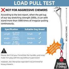 Juguete interactivo de tira y afloja para perros de 78,74 cm con chirrido fuerte, juguete de cuerda para el entrenamiento de cachorros, masticación y alivio del aburrimiento, adecuado para perros medianos