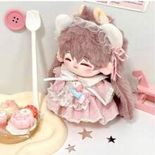 10cm-20cm娃娃衣服海星图案连衣裙系列（不含娃娃） - 彩色 - 查看 6