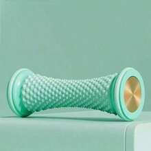 1pc PVC Foot Massager Roller – Easy Rolling Plantar Fascia Massage Tool, Arch Support & Muscle Relaxation, Ideal For Yoga And Home Exercise - 灰色 - 查看 11