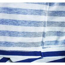 Military  T-Shirt Tank TOP Vest Blue White Sailor's Striped Vesthalloween - 藍色 - 查看 7