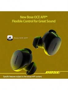 Bose Tai nghe Bluetooth chống ồn thế hệ đầu tiên QuietComfort Công nghệ chống ồn cổ điển Tuổi thọ pin dài Âm thanh chất lượng cao Chống nước và mồ hôi đạt chuẩn IPX Lý tưởng để đi làm và du lịch Màu đen - màu đen - Xem 3
