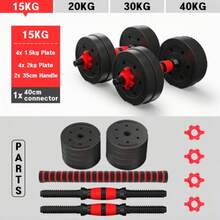 MANCUERNA ROJO 2 EN 1 15 KG