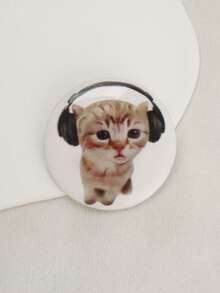 Cute Casual Personalized Versatile Cartoon Print Simple Japanese Korean Chic Funny Brooch