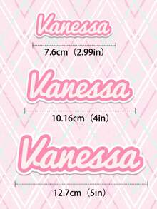 10 件个性化姓名贴纸 | 儿童定制姓名贴纸 | 个性化笔记本电脑贴纸 | 水瓶姓名贴纸 | 男孩个性化定制姓名防水标签，适用于日托、学校等 | 返校季 | 情人节 - 彩色 - 查看 47