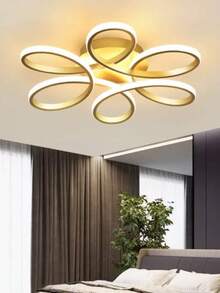 现代 LED 吸顶灯、家居装饰照明灯具、简约吸顶灯、优雅弧形设计、简约吸顶灯、装饰照明、暖白/冷白 2700-3500K/5500-6000K、铝/硅胶吸顶灯、黑色/白色、LED 吸顶灯、白光/暖光 - 彩色 - 查看 2