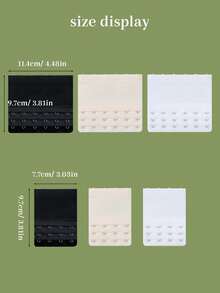 6-Piece New Large-Sized Elastic Snap-Back Stretch Belt - 4 Snaps, 6 Snaps - Sizes Resolve Your Troubles And Extend The Bra Fastener