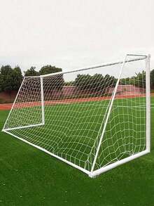 1pc Thickened Woven Football Net For 11-A-Side, 7-A-Side, 5-A-Side Soccer Goal, Competition Use - Multicolor - View 1