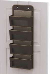 1 Peça Bolsa de Armazenamento Suspensa Organizador de Armazenamento Sobre a Porta - Suporte Suspenso para Quarto/Armário! Armazenamento de Grande Capacidade Sem Prateleira, Economizador de Espaço e Tecido Não Tecido Resistente