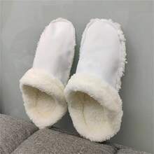 2 piezas Cubiertas de zapato con forro interior cálido, Forro interior de felpa grueso para invierno, Forro interior de lana suave desmontable, Forro interior de felpa grueso