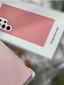 Induction Leather Case Compatible With S23 S24 S25 Plus And Ultra - Màu Hồng baby - Xem 2