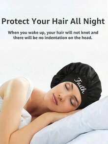 Gorro de seda personalizado para dormir mujeres, gorro de satén con nombre personalizado, gorro de pelo con nombre personalizado, sombrero de belleza personalizable para mujeres, diademas para el cabello de mujeres, gorro de seda para cabello rizado, adecuado para accesorios de belleza navideños