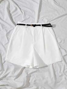 Whisplicity 加夏季白色短裤返校老师