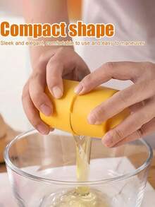 1pc Egg Shell Opener, Kitchen & Dining Easy Peel Separator Handheld Egg Cracker, Multi-Function Egg Cutter Egg Opener And Separator, Easy To Clean Manual Kitchen Separation Tool, Suitable For Cooking Camping Kitchen Tools, Durable And Efficient Household Egg Cracker, Practical Kitchenware | Easy To Clean Material - Multicolor - View 3