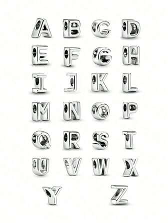 Letter DIY Pendant, Casual And Minimalist Daily Accessories