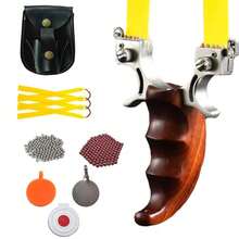 طقم للصيد بالخارج يشمل: عقدة الفراشة خشبي مرن، رأس سهم من الفولاذ المقاوم للصدأ، أجهزة لعبة للأولاد، سلاح للصيد والرماية بالخارج، سلاح مدى الصيد، قذيفة فولاذية قوية للاستخدام الترفيهي للكبار، خاصة لصيد الطيور