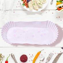 100 Red And White Checkered Paper Hot Dog Boats, Disposable Food- Checkered Trays With Lips For Concessions, Parties, Weddings, Camping, Food Trucks, And Outdoor Events, Party Trays | Stackable Trays | Disposable Paper Trays - Halloween Hot - 彩色 - 查看 8