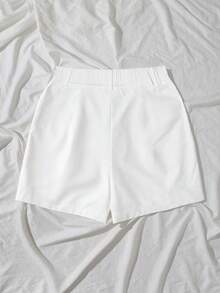 Whisplicity 加夏季白色短裤返校老师