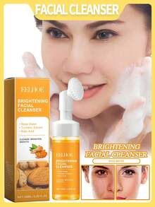 Sữa rửa mặt se khít lỗ chân lông nghệ 100ml, kem làm sạch da mặt với nghệ và axit glycolic, làm sạch dầu thừa, dưỡng ẩm da mà không gây khô căng, giảm mụn đầu đen, cải thiện kết cấu da, làm sáng da, tẩy tế bào chết nhẹ nhàng, mang lại làn da trẻ trung rạng rỡ. - Sữa rửa mặt nghệ se khít lỗ chân lông - Xem 1