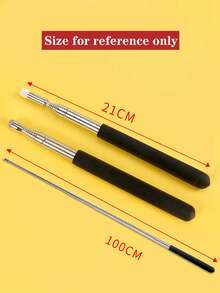 伸缩式教师指针，适用于教师演示者，可延伸至 39.3 英寸伸缩式教师指针、课堂演示指挥棒、指南指示器、可伸缩指针棒，适用于学校教学、会议演示、物体指导，适合学校/辅导/办公室/中小学生/男孩和女孩/办公室工作人员/返校礼物。家居装饰、圣诞节和新年礼物