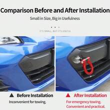 1 Stück universeller Frontstoßstangen-Abschlepphaken, Heckabschlepphaken, Auto-Zubehör Abschleppöse