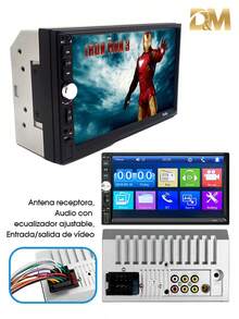 CAR MP5 PLAYER 7012B 7" HD TOUCH SCREEN BT/FM/TF/USB MP5/MP4/MP3 CAMARA DE REVERSA,auto estereo de pantalla,Pantalla central multimedia CarPlay para automóviles, radio, Bluetooth, estéreo, reproductor integrado. - Negro - Ver 8