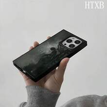 Teléfono con un diseño de bloques con demonios y ángeles, compatible con los modelos 16 Pro, 16, 15 Pro, 14, 14 Plus, 13, 13 Pro, 12 Pro y 12 Pro, ofrece una cobertura completa a prueba de golpes, un corte grande, un marco elegante y brillante y excelente - Amarillo - Ver 6