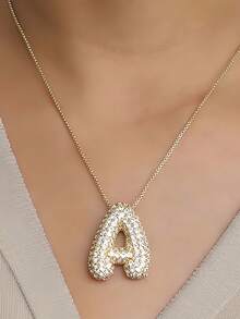 金色-大號盒子鍊字母