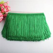 2/10Yards/Pack 15cm Fringe Trim Lace Polyerter Fibre Tassel 4inch Wide Long For Clothes Accessories Latin Wedding Dress DIY Lamp Shade Decoration - Multicolor - View 15