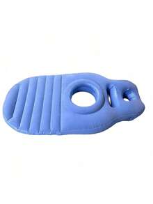 1pc Inflatable Mummy-Shaped Pregnancy Pillow, Ergonomic Sleep Support Cushion, Portable Back Support Air Mattress, Made Of PVC, For Daily Use, Mother's Day Gift, Single-Person Capacity, Excludes Repair Kit & Storage Bag