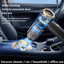 Mini Cordless Handheld Vacuum Cleaner, Car Vacuum Cleaner, Rechargeable, 3-In-1 Design With Vacuum, Blower And Manual Pump Functions, Powerful Suction, Cleaning Assistant - Black-upgraded - View 6