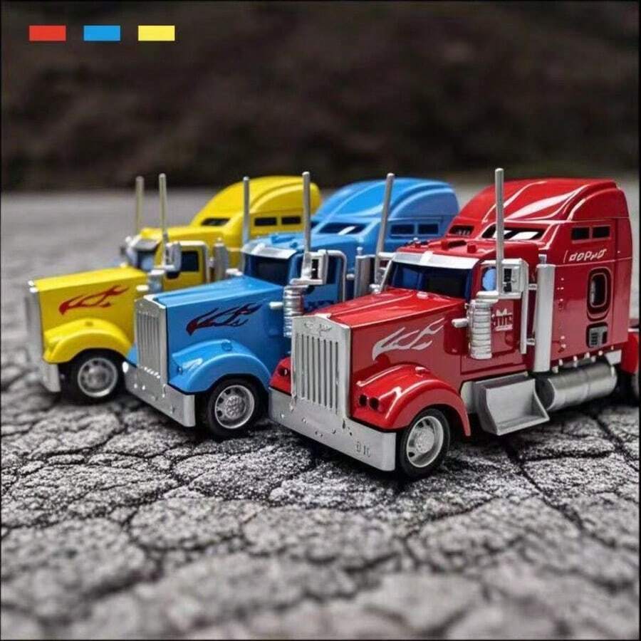 1:50 Escala Tractor Americano Tráiler Camión Modelo Fundido, Diseño de ...