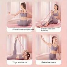 7 件瑜伽健身器材套装，家用瑜伽配件包括 14 英寸瑜伽环、瑜伽球、阻力带，适合女性瑜伽锻炼 - 彩色 - 查看 7