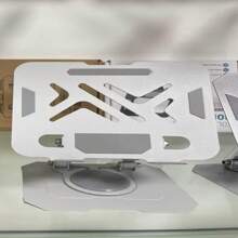 1pc Metal Rotatable Foldable Desktop Stand Holder For IPad/Laptop/Tablet, Universal